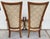 French Louis XVI High Back Accent Dining Chairs Pair For Sale In Miami - Image 6 of 18