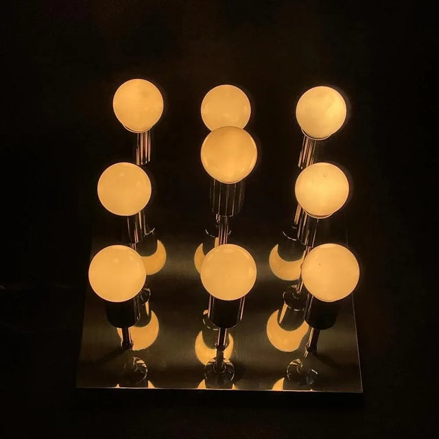 Silver Chrome Ceiling Lamp by Cosack, 1970s For Sale - Image 8 of 10