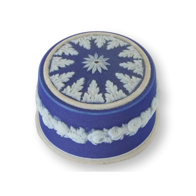 Wedgwood Antique Wedgwood Jasperware Match Holder For Sale - Image 4 of 6