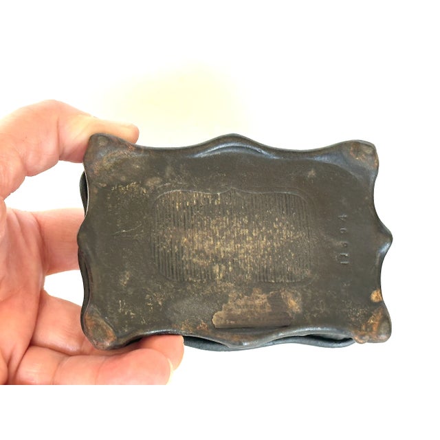 Late 19th Century e.g. Zimmermann Germany Antique Cast Iron Decorative Box For Sale - Image 5 of 12