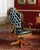 Executive Desk chair. Hand crafted in Italy. Covered in 100 Percent genuine Italian leather and upholstered by Italian...