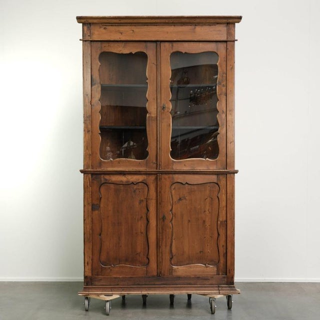 Dutch Pine Corner Cabinet For Sale - Image 13 of 13