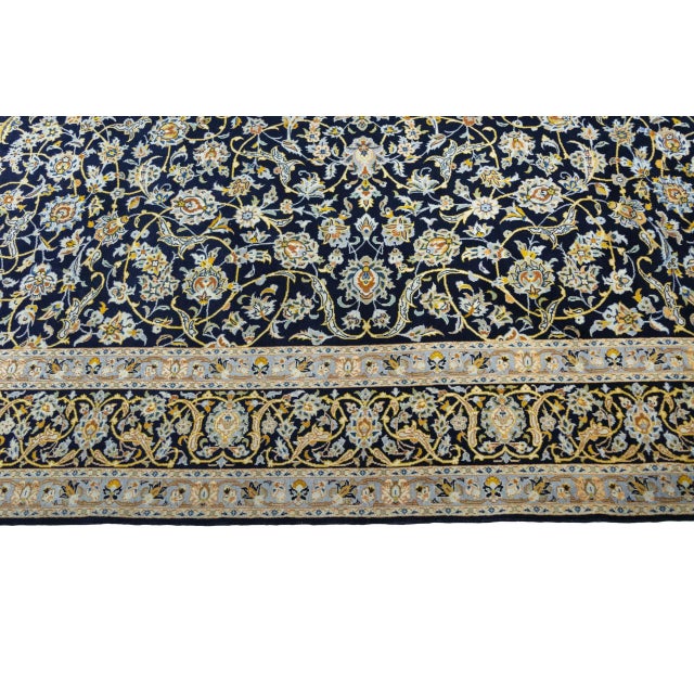 Kashan Cork Rug in Fine Cork Wool For Sale - Image 9 of 13