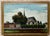 Textile 1950's Framed Oil Landscape-Nemours, France-Signed For Sale - Image 7 of 7