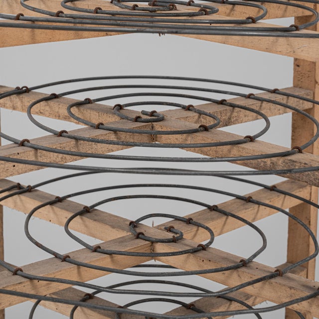 Wood 20th Century French Metal & Wooden Cake Stand For Sale - Image 7 of 18