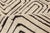 Modern Quagmire black and white geometric wool rug by Doris Leslie Blau Measures: Size: 13'4" × 23'3" (406 × 708 cm)....