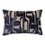 Navy Blue Reversible Raised Velvet Pillow Cover & Insert For Sale