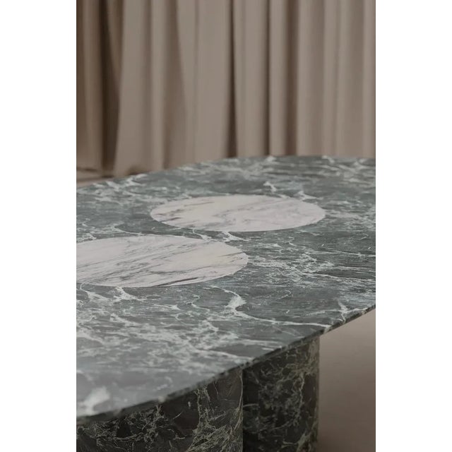 Contemporary Salvante D1 Dining Table, Tyrrhenian Cream Marble by Piotr Dąbowa For Sale - Image 3 of 6