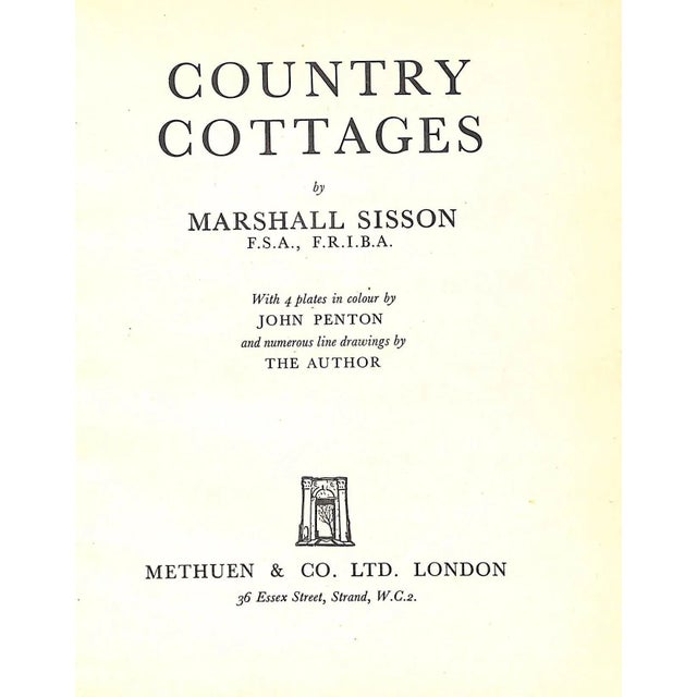 SISSON, Marshall [53] pp. Methuen & Co. Ltd. 1949 8 1/2" x 7" w/ 4 plates in colour by John Penton