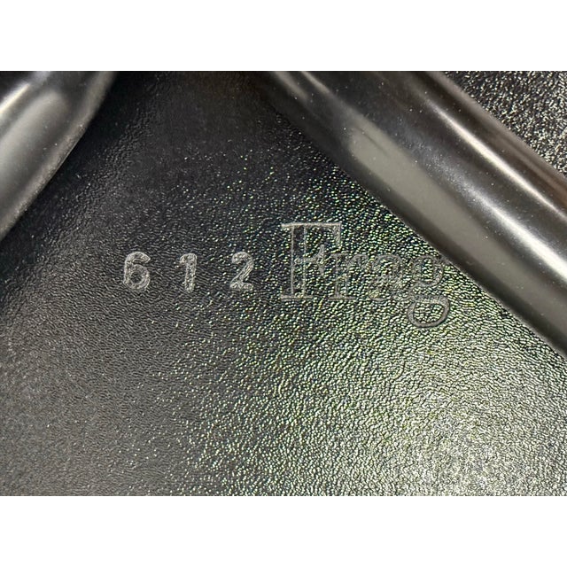 Frag for Design Within Reach Vintage Italian Leather Barstools, Pair For Sale - Image 12 of 12