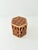 Wood Hexagonal Rattan Stools in Geometric, Woven Lattice Design, 1970s, Set of 4 For Sale - Image 7 of 12