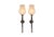 Vintage French Wall Sconces in Gunmetal and Gilt Bronze from Maison Jansen, 1970s, Set of 2 For Sale - Image 13 of 13
