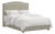 Stoffer Home x Cloth & Company Elsie Bed in Botanical Stripe Olive with Olive Welt, Full/Double For Sale