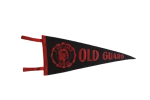 Vintage Old Guard Ymca Felt Flag Pennant