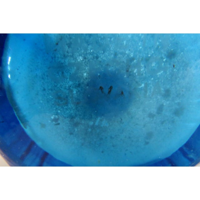 Metal Jacob Ragosin Blue Glass Seltzer Bottle Dave Roth Made in Czechoslovakia 4854b For Sale - Image 7 of 11