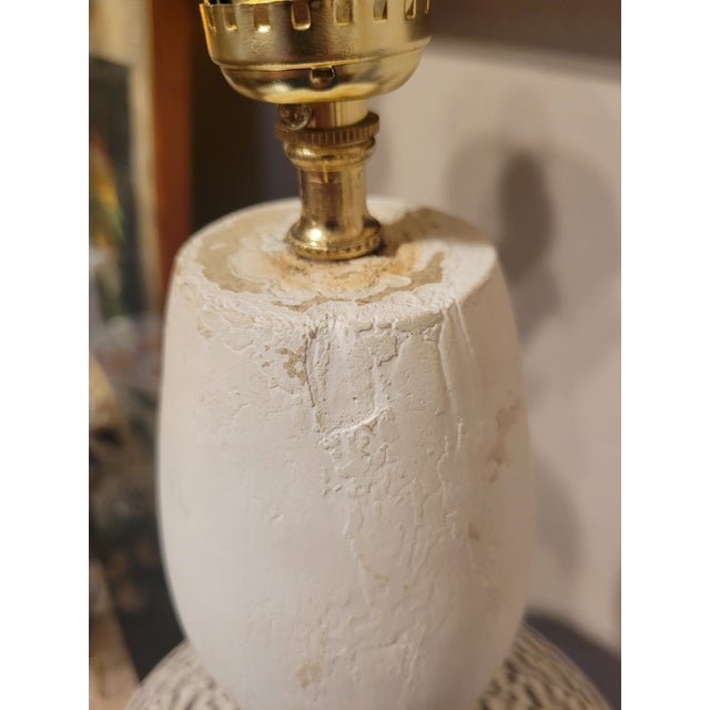 1950s Mid-Century Modern Sculptural Quartite Creative Corp Chalk Lamp For Sale In Dallas - Image 6 of 12