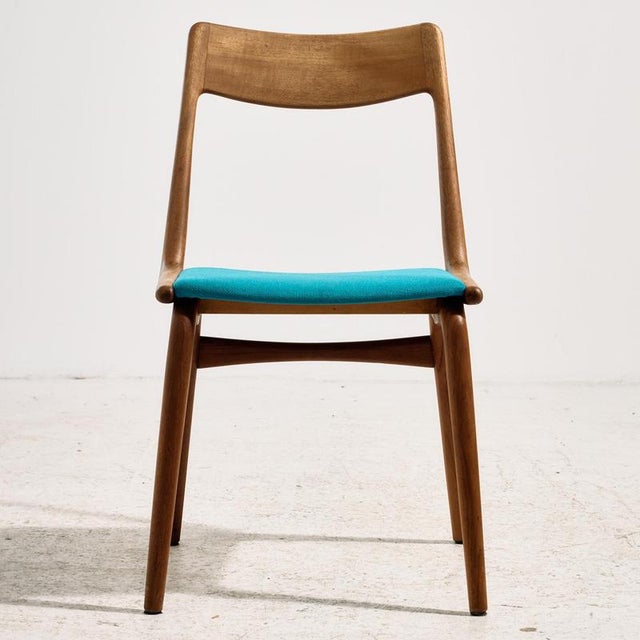 Teak Model 370 Boomerang Dining Chair by Alfred Christensen for Slagelse Møbelværk, 1960s, Set of 2 For Sale - Image 6 of 18