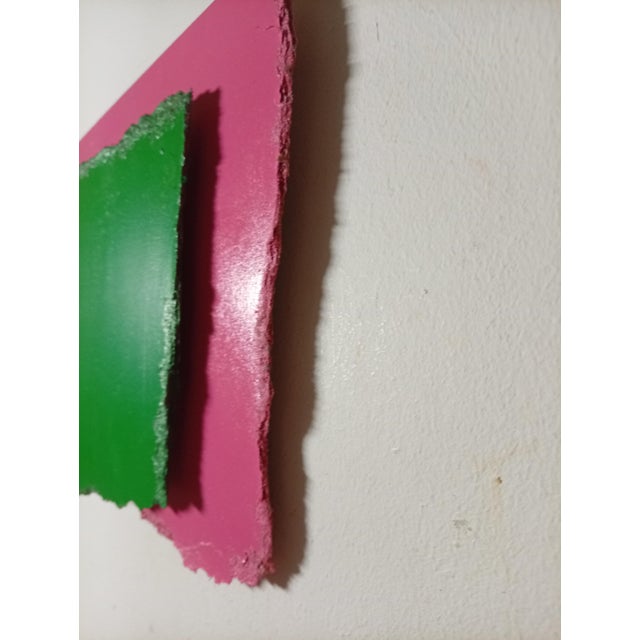 Contemporary Abstract Aerosol on Assembled Masonite (Isorel) "Untitled 152" by Andre Debono For Sale - Image 4 of 7
