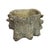 Rustic Small Faux Bois Cement Planter For Sale - Image 3 of 6