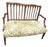 Antique Walnut American Love Seat For Sale