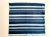 African African Indigo Striped Handwoven Textile Throw 60"x 28" For Sale - Image 3 of 5