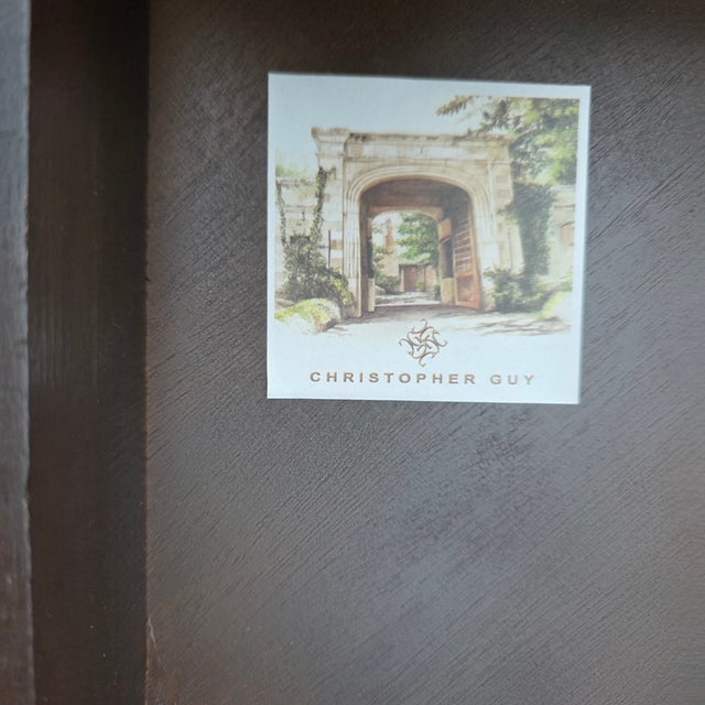 Brown Christopher Guy Mahogany Side Table For Sale - Image 8 of 8