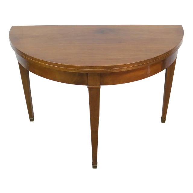 Directoir Mahogany Folding Table, 1890s For Sale