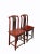 Pair Antique Chinese Blue Eye Side Chairs For Sale - Image 4 of 12