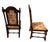 1970s Ethan Allen Jacobean Royal Charter Oak Dining Room Side Chairs Gothic Pair For Sale - Image 9 of 15