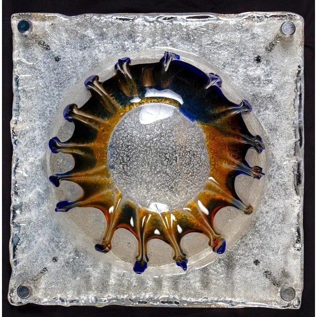 1970s Patchwork Sconces attributed to Toni Zuccheri for Venini, 1970s For Sale - Image 5 of 9