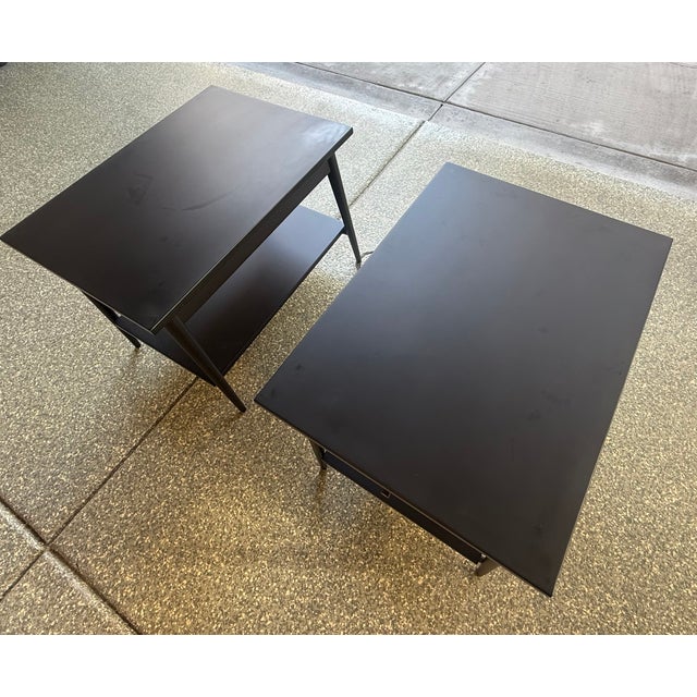 Brown 1960s Paul McCobb Side Tables For Sale - Image 8 of 9