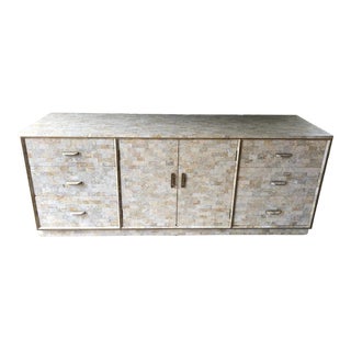 Maitland-Smith Tessellated Stone Credenza For Sale