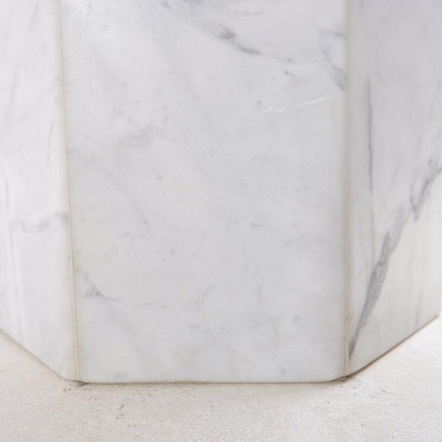 Vintage Round Marble Dining Table, 1970s For Sale - Image 9 of 14