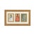 Circa 1960’s Triptych Featuring Mid Century Modern Prints of Women in a Carved Wood Frame For Sale - Image 12 of 12