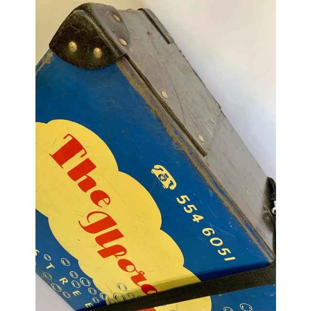 Early 20th Century Early 20th Century Vintage English Laundry Mailing Box For Sale - Image 5 of 11