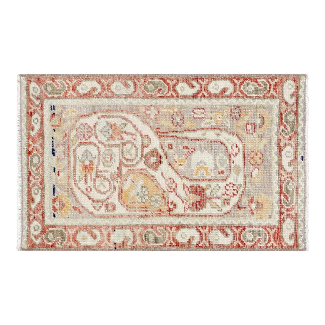 1960s Turkish Oushak Yastic For Sale