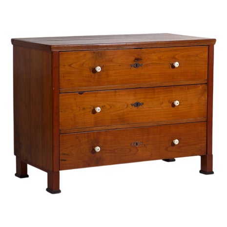 Antique Biedermeier Style Chest of Drawers, 1850s For Sale