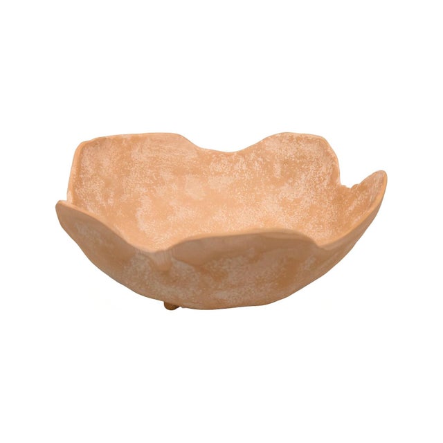 Orange Mustard Seed Bowl For Sale - Image 8 of 11