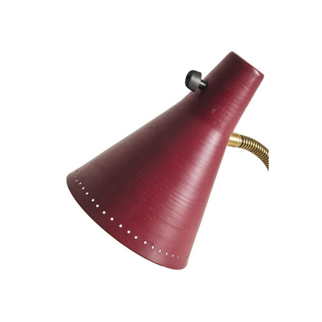 Metal Mid-Century Modern Floor Lamp by Hans Bergström for Ateljé Lyktan, 1950s For Sale - Image 7 of 8