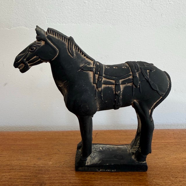 1980s Chinese Pottery Tang Horse For Sale - Image 4 of 8