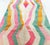White Geometric Modern Tribal Waves Soft White Rug "Blush Dune" by Doris Leslie Blau For Sale - Image 8 of 9