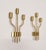 Gold Wall Lights by Gaetano Sciolari,1970s, Set of 2 For Sale - Image 8 of 8