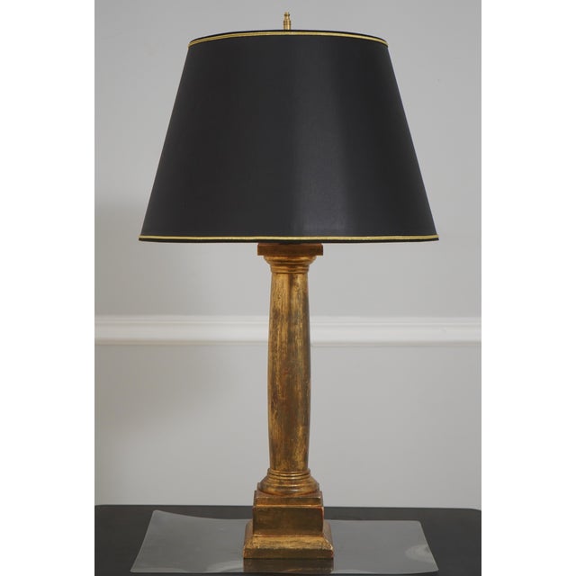 Age: c1930’s Details: High Quality Construction French Empire Style 2 Lights Each Gold Foil Lining to Shades Offered @...