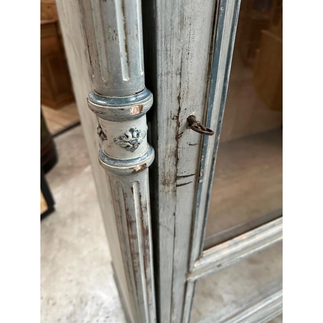 Late 19th Century Patinated Display Cabinet For Sale - Image 6 of 8