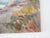 Vintge mid 20th century oil on board impressionist autumn river landscape painting by Carl W. Illig (1910 - 1987) New...