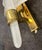 Murano Sconces with Brass Elements, 1990, Set of 2 For Sale - Image 6 of 17