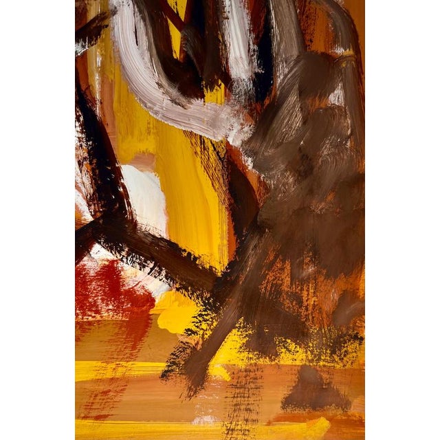 Gilbert Pauli, Curling, 1991, Gouache on Paper For Sale - Image 6 of 10