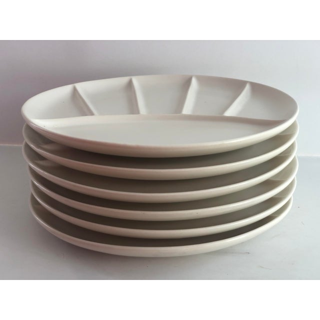 picture Japanese Mid Century Modern Dinnerware mid century creamy white stoneware japanese fondue plates by dolphin japan 7025 set of 6