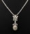 Tahitian Pearl, Diamond, and 14k White Gold Jewelry Set For Sale - Image 4 of 11