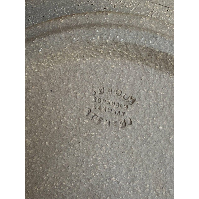 Vintage 1960s Danish Mid-Century Modern Søholm Ceramic Plate For Sale - Image 9 of 10